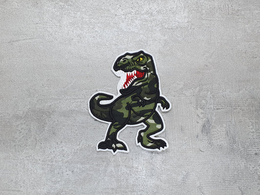 Gestickte Applikation T-Rex camouflage